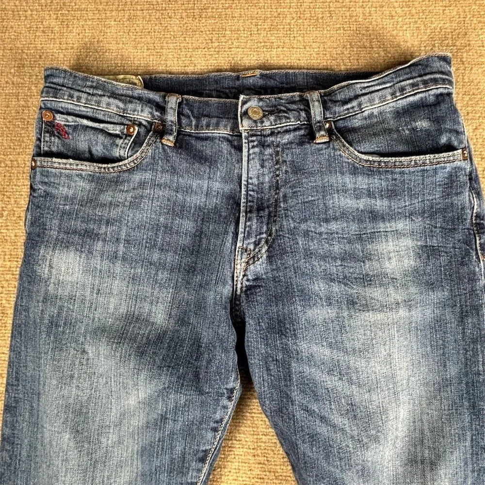 Polo‎ Ralph Lauren Authentic Dungarees Straight Leg Jeans Mens 32x32 Blue